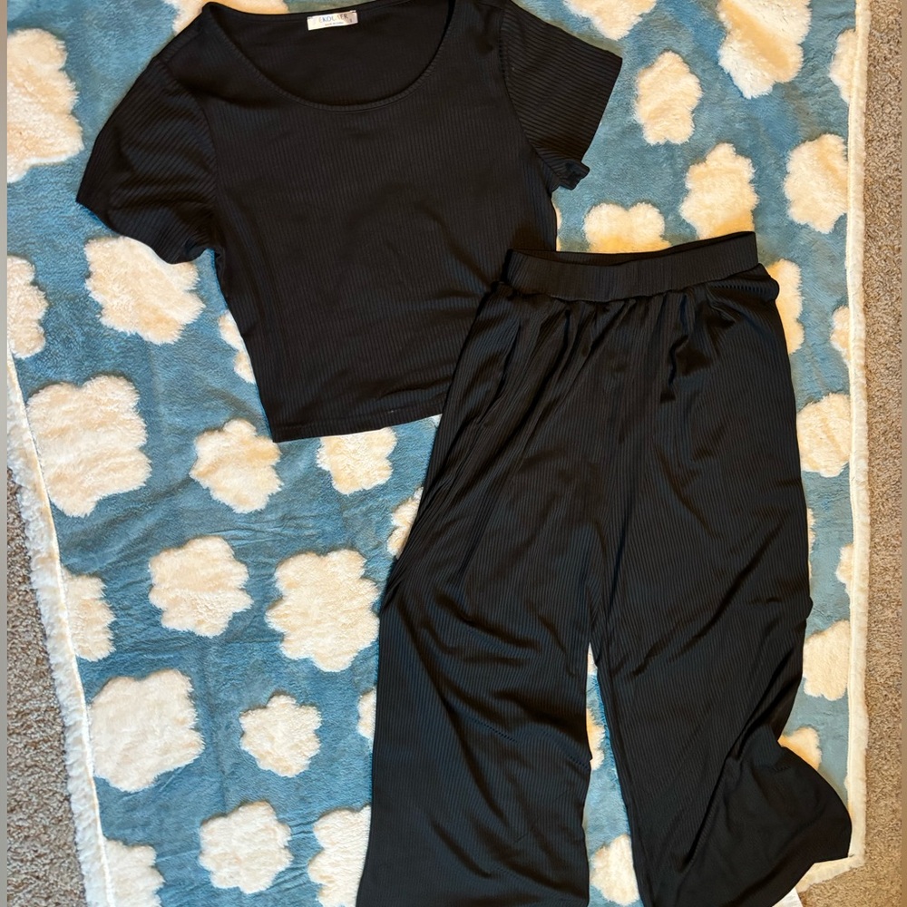Black Women's Intimate Sleepwear Set